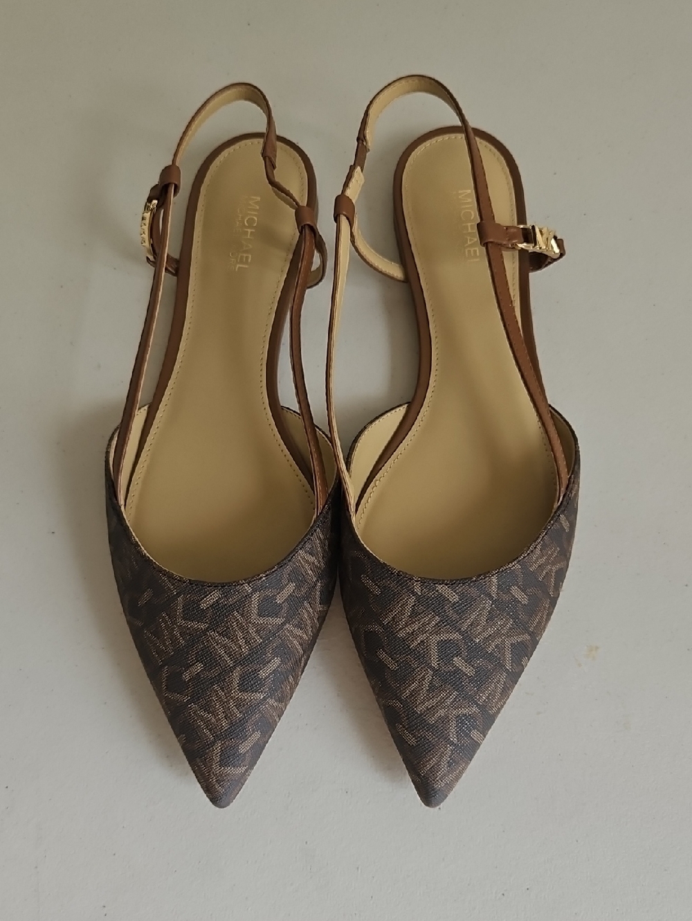 Michael Kors Signature Logo Slingback Flat